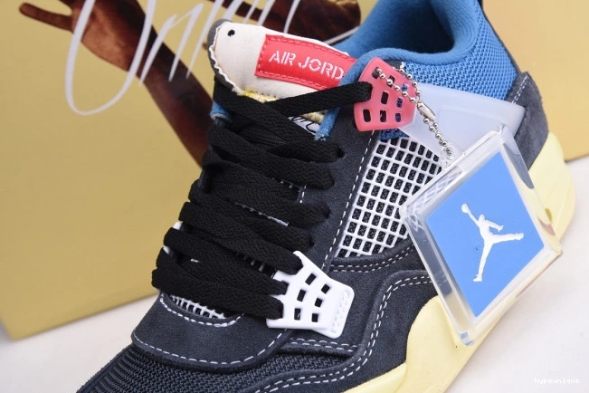 HYPE OFF NOIR DC9533-001 AIR 4 JORDAN RETRO UNION 0813